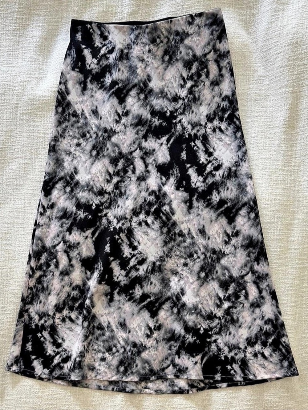 sanctuary Everyday Midi Skirt Black & Gray XS